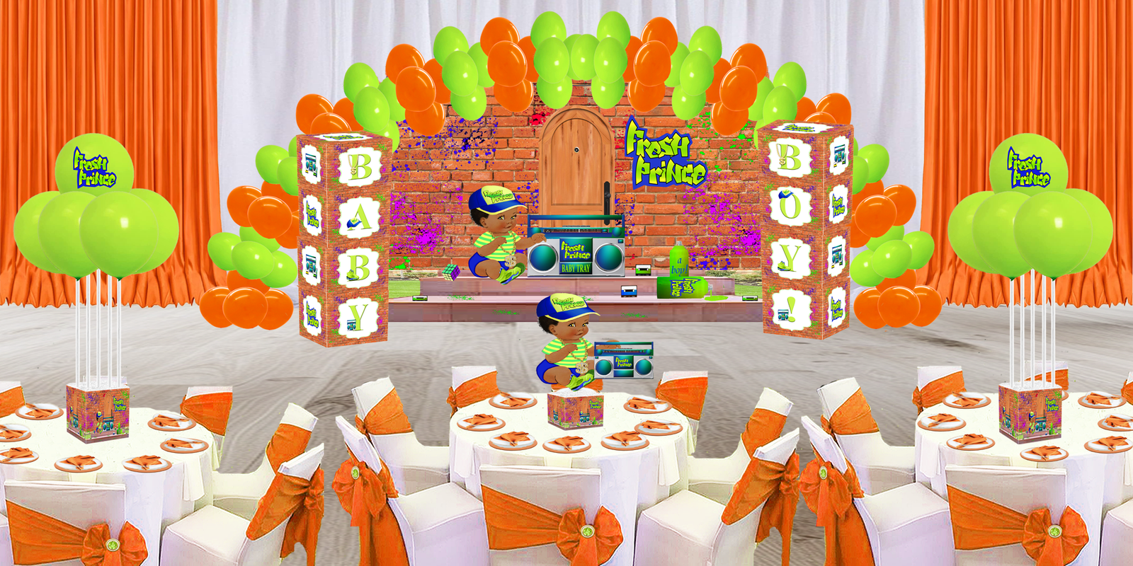 Fresh Prince Baby Shower