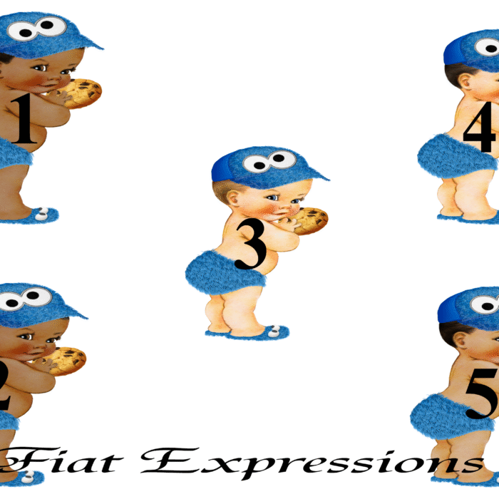 Cookie Monster BABIES 5 fiat