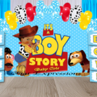 Boy Story Baby Blocks Blue