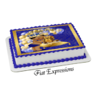 Prince Baby Shower Edible Cake Image