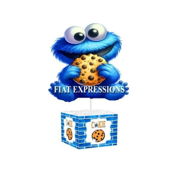 Cookie in the Oven Baby Shower Centerpiece with Baby Monster eating Cookie/Cookie in the Oven Baby Shower Centerpiece Decorations