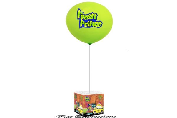 Fresh Prince Sitting Baby Shower Single Balloon Centerpiece/Taxi