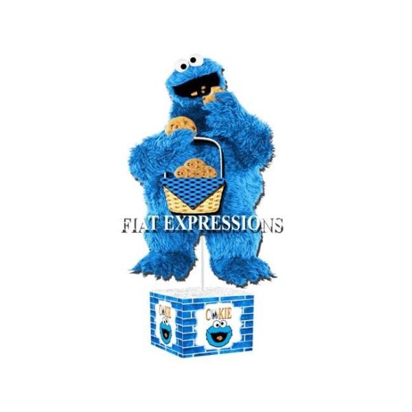 Cookie in the Oven Baby Shower Centerpiece with Big Monster Holding Basket/Cookie in the Oven Baby Shower Centerpiece Decorations