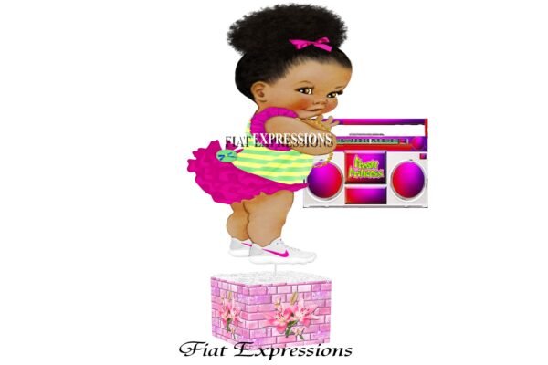 Fresh Princess Baby Shower Centerpiece with Flower/Fresh Princess Baby Shower Centerpiece Decorations