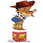 Boy Story Cowboy Baby Shower Centerpiece Red