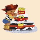 Boy Story Diaper Cake Cow Print