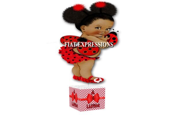 Ladybug Baby Shower Centerpiece
