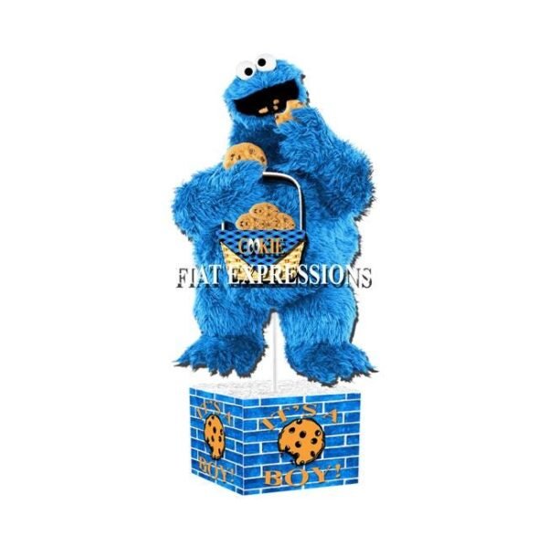 Cookie Big Monster Themed Baby Shower Centerpiece Decorations