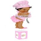 Baby Q Girl Centerpiece Pink Spatula Potholder