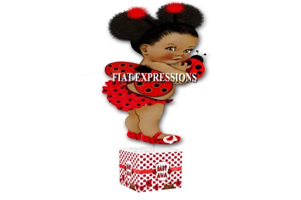 Ladybug Baby Shower Centerpiece