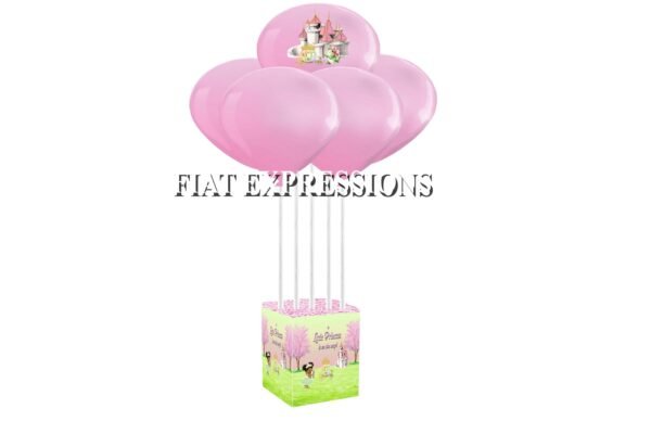 Princess Carriage & Castle Baby Shower Balloon Centerpiece