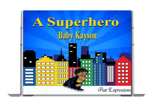 Bat Boy Baby Shower Back Dorp Digital File, Photo Prop, Poster