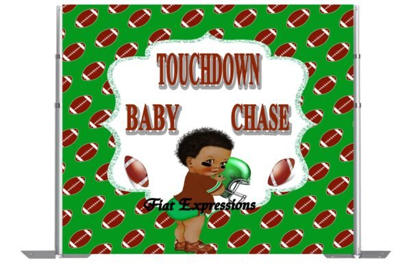 Football & Sports Baby Shower Backdrop, Poster, Photo Prop, Baby Décor, Baby Shower Sign