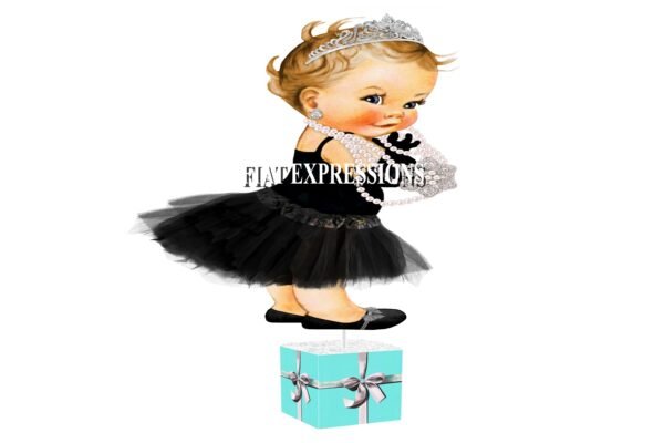Breakfast at Tiffany's Girl Baby Shower Centerpiece