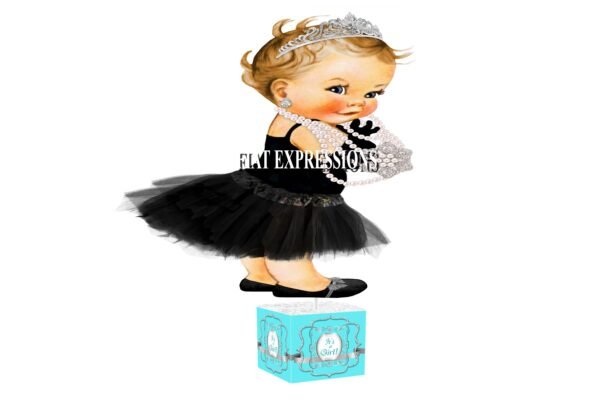 Breakfast at Tiffany's Girl Baby Shower Centerpiece