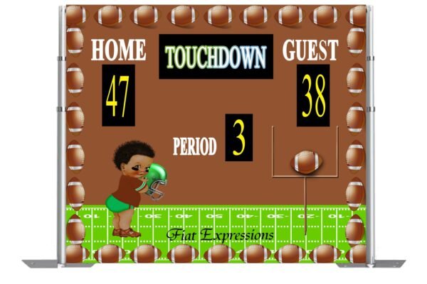 Sports Football Baby Shower Backdrop Baby Décor Baby Shower Sign