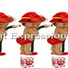 Fireman Truck Baby Shower Centerpiece 3 Set or More