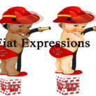 Fireman Truck Baby Shower Centerpiece